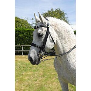 Rhinegold Anatomic Double Bridle Extra Full Black Rhinegold Anatomic Double Bridle Extra Full Black