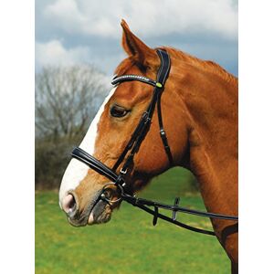 Rhinegold Anatomic Cavesson Bridle Cob Black Rhinegold Anatomic Cavesson Bridle Cob Black