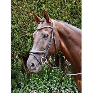 Rhinegold Pro-Anatomic Flash Bridle, Black, Cob Rhinegold Pro-Anatomic Flash Bridle, Black, Cob