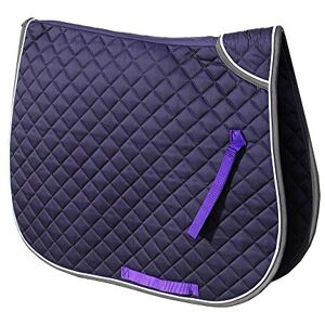Rhinegold Twin Bound Saddle Cloth Cob Purple Rhinegold Twin Bound Saddle Cloth Cob Purple