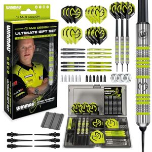 WINMAU Michael van Gerwen MvG Softip Gift Set - Darts Set - 50 Piece with Shafts & Flights WINMAU Michael van Gerwen MvG Softip Gift Set - Darts Set - 50 Piece with Shafts & Flights