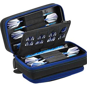 Casemaster by GLD Products Plazma Pro Dart Case/Wallet Black with Sapphire Zipper and Phone Pocket - Dart Case/Wallet Casemaster by GLD Products Plazma Pro Dart Case/Wallet Black with Sapphire Zipper and Phone Pocket - Dart Case/Wallet