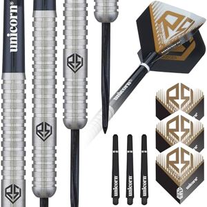 Unicorn Professional Darts Set Ross 'Smudger' Smith 90% Natural Tungsten Barrels with Laser Etched RS & U Logo Hallmark Steel Tip Black Volute Points 24 g Unicorn Professional Darts Set Ross 'Smudger' Smith 90% Natural Tungsten Barrels with Laser Etched RS & U Logo Hallmark Steel Tip Black Volute Points 24 g