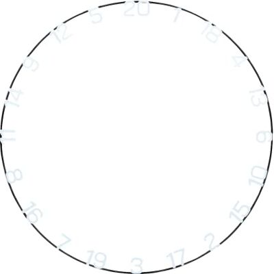 Unicorn Dartboard Number Ring Eclipse Ultra-Visible Metal Increased Clarity and Focus 30 Percent Larger White Numbers Unicorn Dartboard Number Ring Eclipse Ultra-Visible Metal Increased Clarity and Focus 30 Percent Larger White Numbers