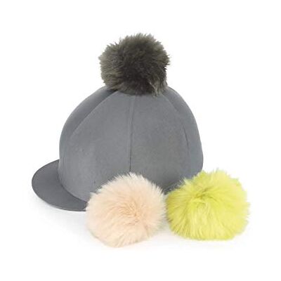 Shires Switch It Riding Hat Cover with Pompom Shires Switch It Riding Hat Cover with Pompom