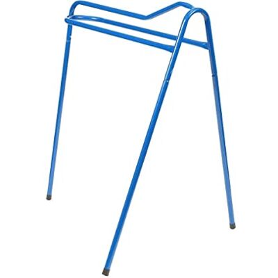 Shires EZI-KIT Collapsible Saddle Stand Blue Shires EZI-KIT Collapsible Saddle Stand Blue