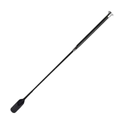 Woof Wear Diamond Riding Whip Black/Silver Woof Wear Diamond Riding Whip Black/Silver