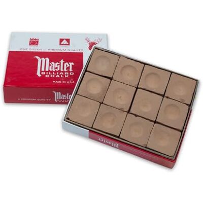 Imperial Master Billiard Pool Chalk, Pack of 12 Cubes, Gold, with Protective Box Professional Billiards Chalk for Smooth, Even Coating on Cue Tip Pool Table Accessories Gifts for Men, 18-325 Imperial Master Billiard Pool Chalk, Pack of 12 Cubes, Gold, with Protective Box Professional Billiards Chalk for Smooth, Even Coating on Cue Tip Pool Table Accessories Gifts for Men, 18-325