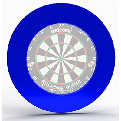 Unicorn Heavy Duty Dartboard Surround - Blue Protection Ring Unicorn Heavy Duty Dartboard Surround - Blue Protection Ring
