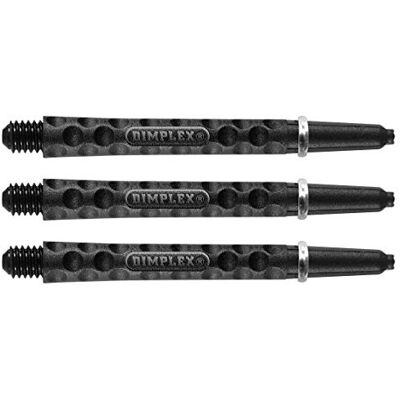Harrows Dimplex Dart Shafts/Stems Black Medium 5 Set (15 Stems) Harrows Dimplex Dart Shafts/Stems Black Medium 5 Set (15 Stems)