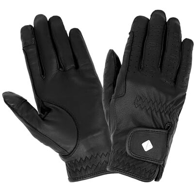 LeMieux Unisex Classic Leather Riding Gloves Breathable Touch Screen Compatible LeMieux Unisex Classic Leather Riding Gloves Breathable Touch Screen Compatible