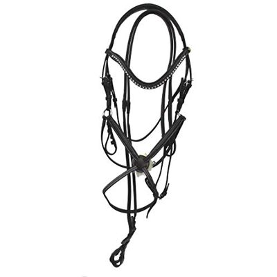 Rhinegold Anatomic Mexican Bridle Full Havana Rhinegold Anatomic Mexican Bridle Full Havana