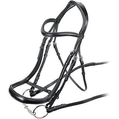Shires Velociti Ergonomic Cavesson Bridle Black Shires Velociti Ergonomic Cavesson Bridle Black