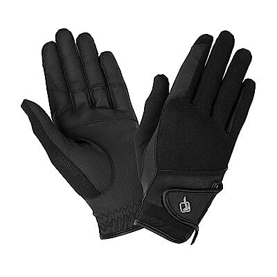 LeMieux Pro Mesh Horse Riding Gloves Black LeMieux Pro Mesh Horse Riding Gloves Black