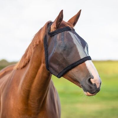 QHP Horse Fly Mask Without Ears Grey Various Sizes QHP Horse Fly Mask Without Ears Grey Various Sizes
