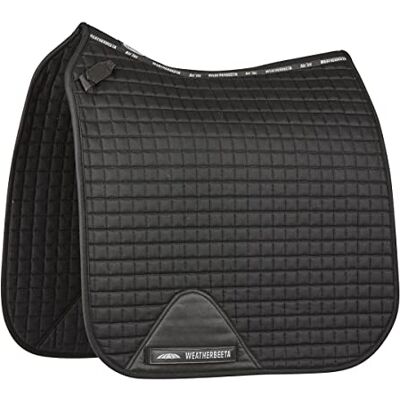 WeatherBeeta Prime Dressage Saddle Pad, Black, Pony WeatherBeeta Prime Dressage Saddle Pad, Black, Pony