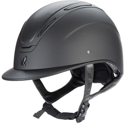 Shires Karben Amity SMRT Leather Horse Riding Hat Black Shires Karben Amity SMRT Leather Horse Riding Hat Black