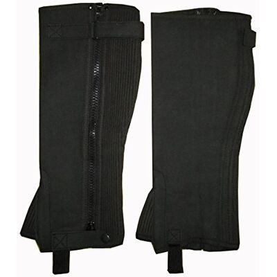 Hands On Equestrian Ladies Mens Horese Riding Chaps Gaiters Black or Brown Amara Leather Hands On Equestrian Ladies Mens Horese Riding Chaps Gaiters Black or Brown Amara Leather