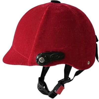 Sjfbebsy Horse Riding Helmet, Velvet Equestrian Helmet, Horse Riding Hat Adjustable Fit For Adults & Teens Black, 55-62cm/21.65-24.41inch Sjfbebsy Horse Riding Helmet, Velvet Equestrian Helmet, Horse Riding Hat Adjustable Fit For Adults & Teens Black, 55-62cm/21.65-24.41inch