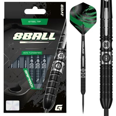 GOAT GREATEST OF ALL TIME GOAT 8Ball Steel Tip Darts 90% Tungsten Multiple Weights (22, Grams) GOAT GREATEST OF ALL TIME GOAT 8Ball Steel Tip Darts 90% Tungsten Multiple Weights (22, Grams)