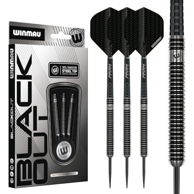 Winmau - Blackout - 90% Tungsten - 23 g - Darts Set Winmau - Blackout - 90% Tungsten - 23 g - Darts Set