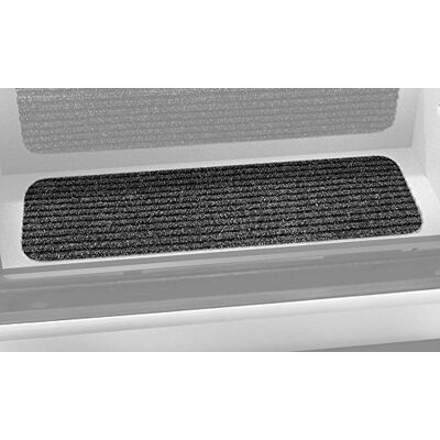 Prest-O-Fit 5-1090 Decorian Step Huggers For RV Landings Black Granite 8 In. x 23.5 In. Prest-O-Fit 5-1090 Decorian Step Huggers For RV Landings Black Granite 8 In. x 23.5 In.