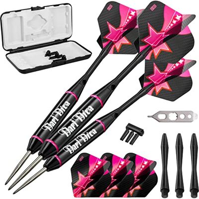 Viper by GLD Products Viper Vanity Steel Tip Darts with Storage/Travel Case: Dart Diva, 22 Grams Viper by GLD Products Viper Vanity Steel Tip Darts with Storage/Travel Case: Dart Diva, 22 Grams