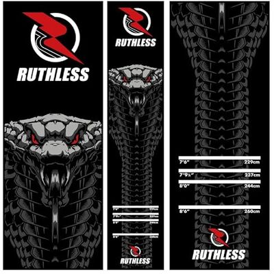 RUTHLESS Darts Mat Heavy Duty Non Slip Durable Carpet Dart Mat for Floor Black RUTHLESS Darts Mat Heavy Duty Non Slip Durable Carpet Dart Mat for Floor Black