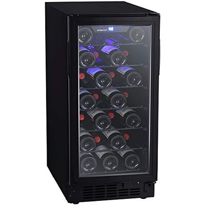 EdgeStar BWR301BL 15 Inch Wide 30 Bottle Built-In Wine Cooler with Slim Design EdgeStar BWR301BL 15 Inch Wide 30 Bottle Built-In Wine Cooler with Slim Design