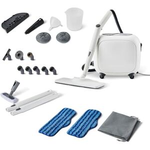 Amazon Basics Multipurpose Steam Cleaner with 22 Accessories, 1.5L tank, 1500W, White Amazon Basics Multipurpose Steam Cleaner with 22 Accessories, 1.5L tank, 1500W, White