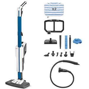 Polti Vaporetto SV620_Style, steam mop with portable cleaner, cleans floors and carpets, extra steam function, 15 accessories, vertical parking, blue, (PTGB0087) Polti Vaporetto SV620_Style, steam mop with portable cleaner, cleans floors and carpets, extra steam function, 15 accessories, vertical parking, blue, (PTGB0087)