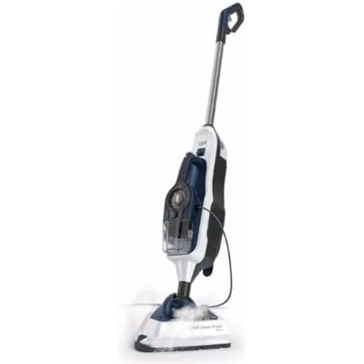 Vax Steam Fresh Total Home Steam Cleaner, Portable Handheld and Floor Steam Mop, Detergent and 17 Accessories for the Oven, Bathroom and Home, Easy to Carry, 1600W, 4.63kg, White/Blue, CDST-SFXT Vax Steam Fresh Total Home Steam Cleaner, Portable Handheld and Floor Steam Mop, Detergent and 17 Accessories for the Oven, Bathroom and Home, Easy to Carry, 1600W, 4.63kg, White/Blue, CDST-SFXT