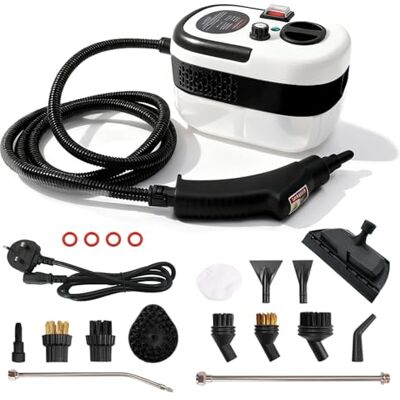 Shaeotek Steam Cleaner Handheld for Home, 2500W High Temperature Pressurized Machine, Large Capacity Steam Cleaning & 14 Accessories, Portable Cleaning Steamer for Car, Bed Bug, Furniture, Couch Shaeotek Steam Cleaner Handheld for Home, 2500W High Temperature Pressurized Machine, Large Capacity Steam Cleaning & 14 Accessories, Portable Cleaning Steamer for Car, Bed Bug, Furniture, Couch