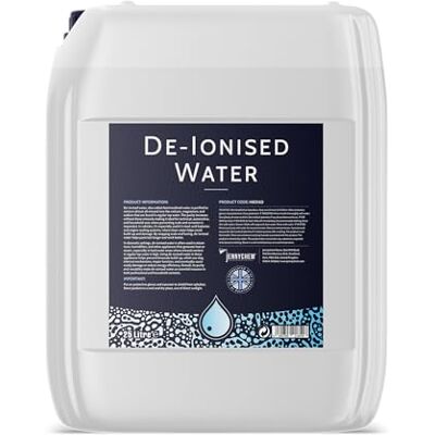 Jennychem Industrial Chemicals 25L Deionised Water – Ultra Pure Water for Steam Irons, Car Batteries, CPAP, Cleaning & Detailing – Large Bulk Drum for Commercial or Domestic Use Jennychem Industrial Chemicals 25L Deionised Water – Ultra Pure Water for Steam Irons, Car Batteries, CPAP, Cleaning & Detailing – Large Bulk Drum for Commercial or Domestic Use