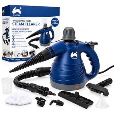 Ovation Lightweight Multi-Functional Handheld Steam Cleaner with 8 Accessories 1000W Ovation Lightweight Multi-Functional Handheld Steam Cleaner with 8 Accessories 1000W