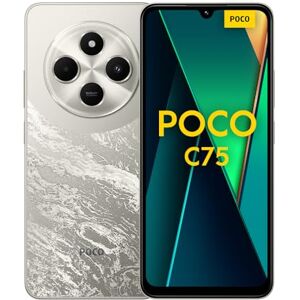 Xiaomi POCO C75 4G Golden-Smartphone 6+128GB, 2.0GHz, Immersive 6.88" display, Massive 5160mAh battery, Clear 50MP AI dual camera, Powerful octa-core processor (UK Version + 2 Years Warranty) Xiaomi POCO C75 4G Golden-Smartphone 6+128GB, 2.0GHz, Immersive 6.88" display, Massive 5160mAh battery, Clear 50MP AI dual camera, Powerful octa-core processor (UK Version + 2 Years Warranty)