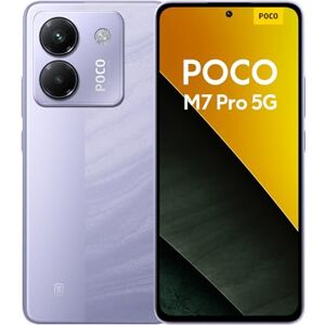 Xiaomi POCO M7 Pro 5G Smartphone – 12GB+256GB, 6.67" FHD+ Display, 64MP AI Camera, MediaTek Processor, 5000mAh Battery, 33W Fast Charging, Dual SIM – Purple Xiaomi POCO M7 Pro 5G Smartphone – 12GB+256GB, 6.67" FHD+ Display, 64MP AI Camera, MediaTek Processor, 5000mAh Battery, 33W Fast Charging, Dual SIM – Purple