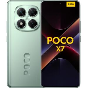 Xiaomi POCO X7 smartphone, 8+256GB, 2712 x 1220 (1.5K resolution), 50MP main camera with OIS, 5110mAh battery, IP68 (no charger included), Green Xiaomi POCO X7 smartphone, 8+256GB, 2712 x 1220 (1.5K resolution), 50MP main camera with OIS, 5110mAh battery, IP68 (no charger included), Green