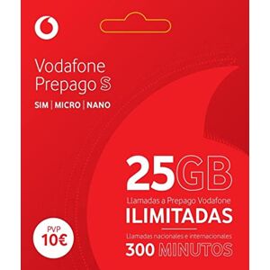 Vodafone Prepaid S 12GB + 300 minutes (domestic and international) Roaming Europe USA