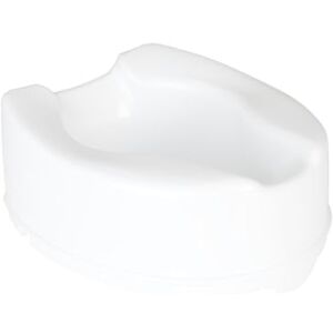 Performance Health Homecraft Savanah Raised Toilet Seat without Lid, Elongated & Elevated Lock Seat Support for Elderly, Handicapped and Disabled Users, White Colour, 150 mm (6'') Performance Health Homecraft Savanah Raised Toilet Seat without Lid, Elongated & Elevated Lock Seat Support for Elderly, Handicapped and Disabled Users, White Colour, 150 mm (6'')