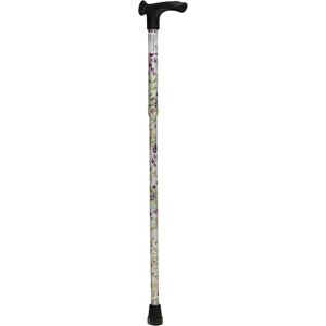 Homecraft Days Contoured Grip Sticks, Walking Stick with Comfortable Grip for Enhanced Support, Features Central Handle Positioning to Reduce Wrist Strain, Non-Folding, 738-955MM Left, Woodland Flowers Homecraft Days Contoured Grip Sticks, Walking Stick with Comfortable Grip for Enhanced Support, Features Central Handle Positioning to Reduce Wrist Strain, Non-Folding, 738-955MM Left, Woodland Flowers