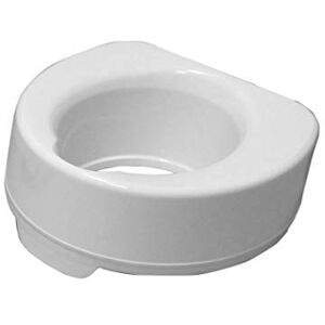 DRIVE DEVILBISS HEALTHCARE Drive Devilbiss 6-Inch Raised Toilet Seat Without Lid, White DRIVE DEVILBISS HEALTHCARE Drive Devilbiss 6-Inch Raised Toilet Seat Without Lid, White