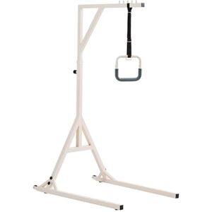 VEVOR Trapeze Bar for Bed Mobility, Height-Adjustable Bed Trapeze with 2 Casters, 350LBS Weight Capacity Heavy Duty Pull Up Assist Bar with Floor Stand for Elderly, Disabled, Bedridden Patients VEVOR Trapeze Bar for Bed Mobility, Height-Adjustable Bed Trapeze with 2 Casters, 350LBS Weight Capacity Heavy Duty Pull Up Assist Bar with Floor Stand for Elderly, Disabled, Bedridden Patients