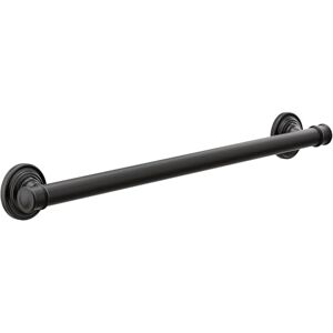 Moen YG6424BL Belfield 24-Inch Bathroom Grab Bar, Matte Black Moen YG6424BL Belfield 24-Inch Bathroom Grab Bar, Matte Black