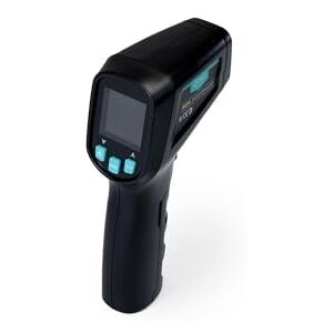 Gino D'Acampo Digital Infrared Thermometer with Cloth Sleeve Bag Quick and Accurate Temperature Readings for Cooking, Grilling, and Baking Gino D'Acampo Digital Infrared Thermometer with Cloth Sleeve Bag Quick and Accurate Temperature Readings for Cooking, Grilling, and Baking