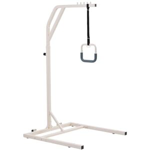 VEVOR Trapeze Bar for Bed Mobility, Height-Adjustable Free Standing Trapeze Bar with 2 Wheels, 300LBS Capacity Bed Pull Up Assist for Elderly Disabled, Ideal for Hospital, Nursing Home & Home Care VEVOR Trapeze Bar for Bed Mobility, Height-Adjustable Free Standing Trapeze Bar with 2 Wheels, 300LBS Capacity Bed Pull Up Assist for Elderly Disabled, Ideal for Hospital, Nursing Home & Home Care