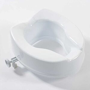 NRS Healthcare Linton Plus Raised Toilet Seat, 150 mm / 6 inch, White NRS Healthcare Linton Plus Raised Toilet Seat, 150 mm / 6 inch, White