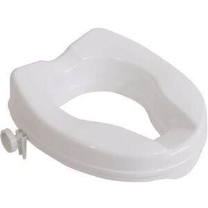 Aidapt 50mm (2") Elevation Raised Comfortable Toilet Seat Easy Fit White Aidapt 50mm (2") Elevation Raised Comfortable Toilet Seat Easy Fit White