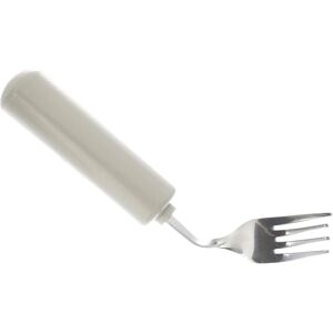 Sammons Preston Homecraft Queens Cutlery, Angled Fork for Right Hand (Eligible for VAT relief in the UK) Adaptive Dining Utensil for Elderly, Disabled, Large Built-Up Handle for Good Grip, Dishwasher Safe Sammons Preston Homecraft Queens Cutlery, Angled Fork for Right Hand (Eligible for VAT relief in the UK) Adaptive Dining Utensil for Elderly, Disabled, Large Built-Up Handle for Good Grip, Dishwasher Safe
