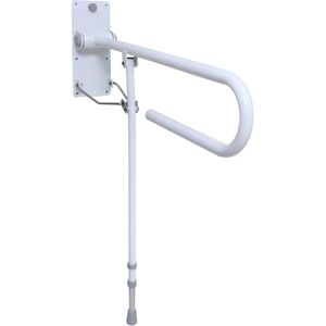 Homecraft Folding Rail with Support Leg – Drop Down Grab Rails for Bathroom, Disabled Toilet Handle, Toilet Rails for Elderly Adults, Height Adjustable Safety Support Bar with Non-Slip Tips Homecraft Folding Rail with Support Leg – Drop Down Grab Rails for Bathroom, Disabled Toilet Handle, Toilet Rails for Elderly Adults, Height Adjustable Safety Support Bar with Non-Slip Tips